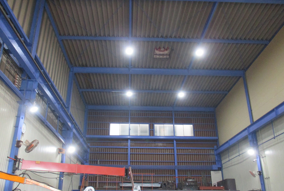 大伸工業様　LED照明・高天井・直管